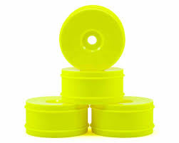 JConcepts 83mm Bullet 1/8th Buggy Wheel (4) (YELLOW)