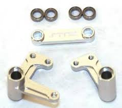 STRC Rustler/Bandit/Slash Alum. Steering System w/bearings (silver)