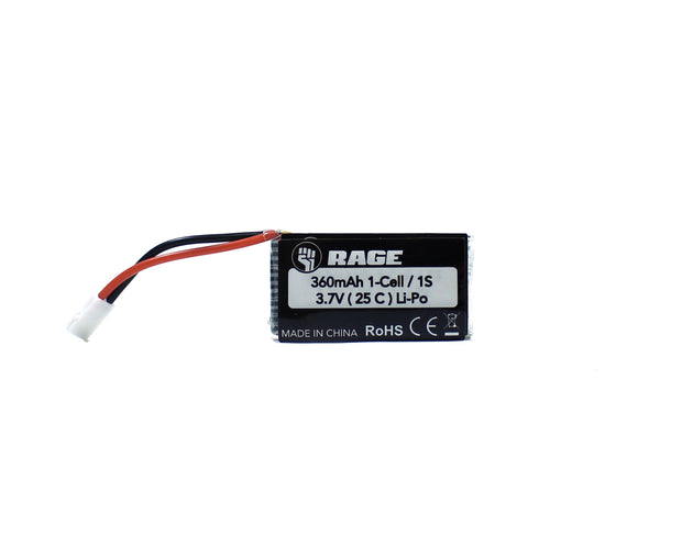 Rage 3.7v 360mAh LiPo 25c Battery
