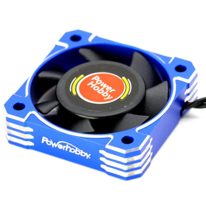 Power Hobby 30x30x10mm Tornado High Speed Aluminum RC Cooling Fan Blue