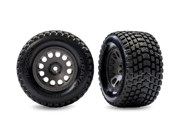 Gray Front Mini XRT Wheels w/ Gravix Tires (2)