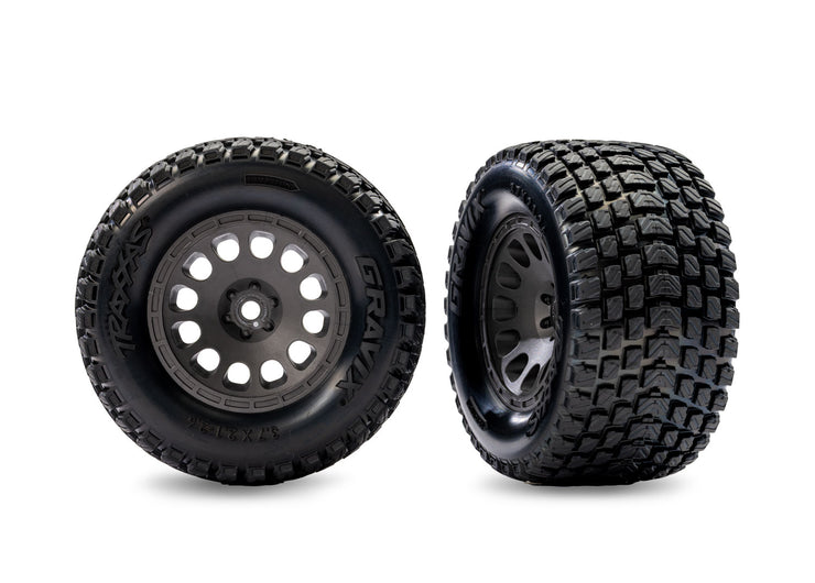 Gray Front Mini XRT Wheels w/ Gravix Tires (2)