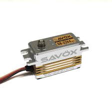 Savox Low profile Servo Digital brushless MG @8.4v 0.08/250. speed/oz Tq