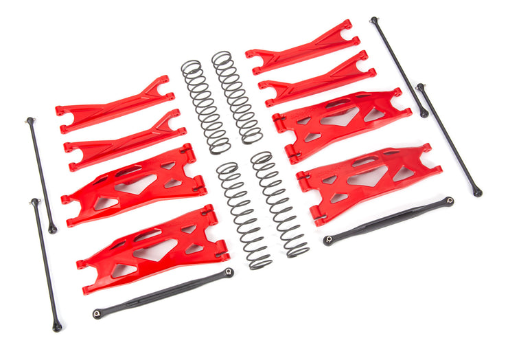 Red X-Maxx WideMaxx Suspension Kit