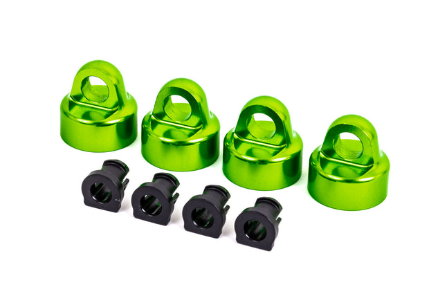 Green Aluminum GT-Maxx Shock Caps & Spacers (4)