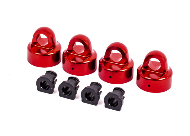 Red Aluminum GT-Maxx Shock Caps & Spacers (4)
