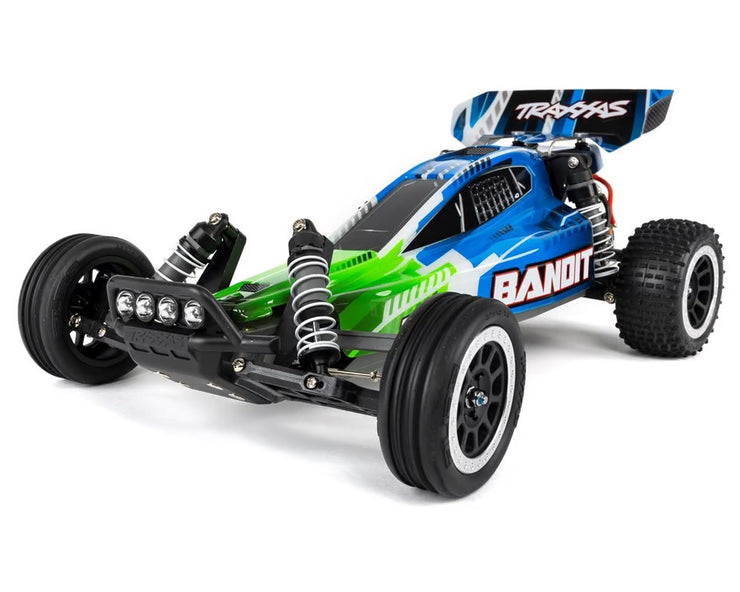 Traxxas Bandit 1/10 RTR 2WD Electric Buggy w/LED Lights (Green) w/XL-5 ESC, TQ 2.4GHz Radio, Battery & DC Charger