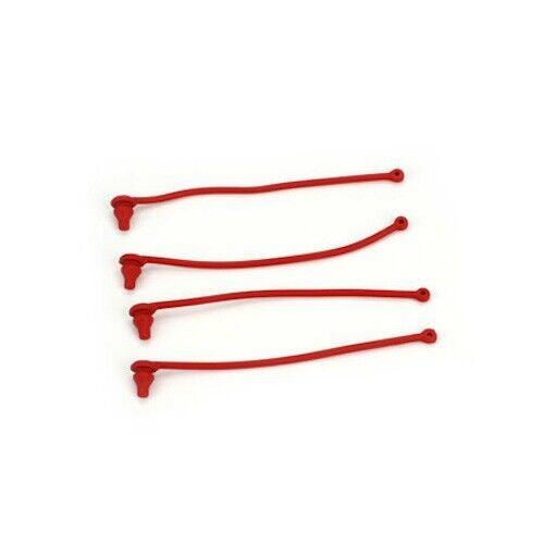 Traxxas Body Clip Retainer Set (Red) (4)