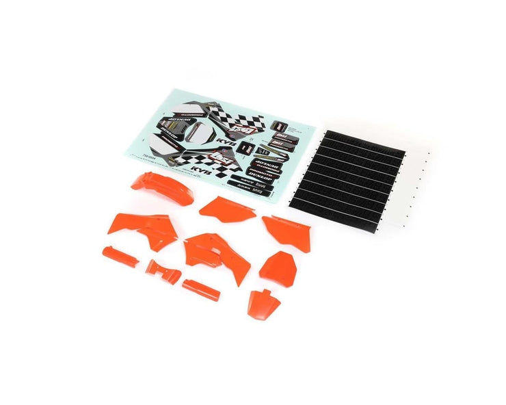 Losi Promoto-MX Orange Plastics w/Wraps