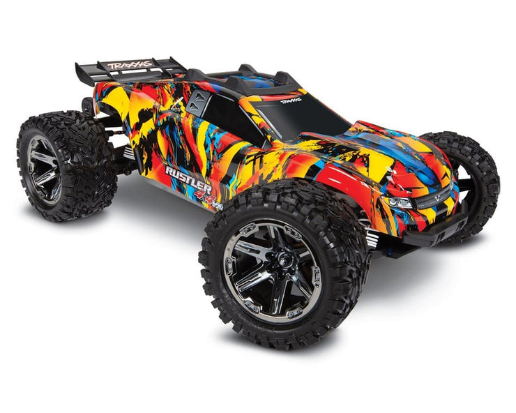 RUSTLER 4X4 BRUShLESS VXL-Solar Flare