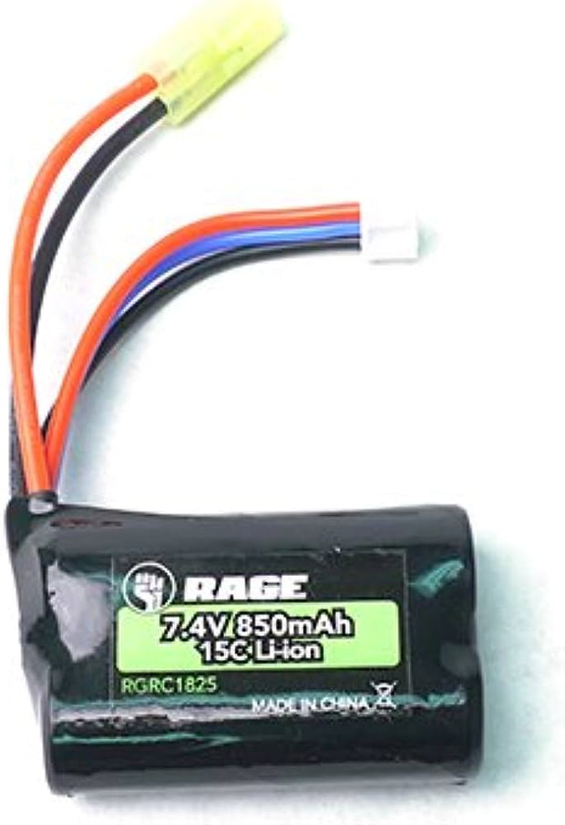 Rage RC 7.4V, 850mAh LiPo Battery