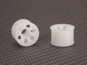 PN Racing Mini-Z 2WD Machine Cut 6 Spoke Delrin 20mm Flanged Wheel R14