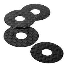 1up Racing carbon fiber body washers 6mm