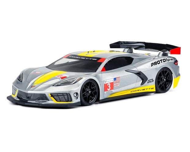 Protoform Chevrolet Corvette C8 Touring Car Body (Clear) (190mm)