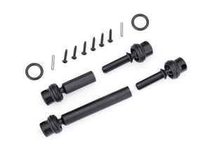 Driveshafts, center, assembled (front & rear) (fits 1/18 scale TRX-4M™ vehicles with 161mm wheelbase)
