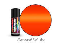 Traxxas fluorescent red 5oz  #5067