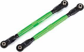 Traxxas WideMaxx Aluminum Toe Link Tubes (green) (2) (Use with TRA8995 WideMaxx Suspension Kit)