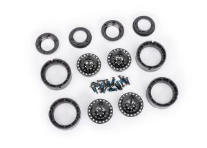 TRAXXAS Aluminum black wheels beadlock TRX4M