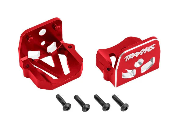 Motor mounts, 6061-t6 aluminum (red-anodized) (front and rear)