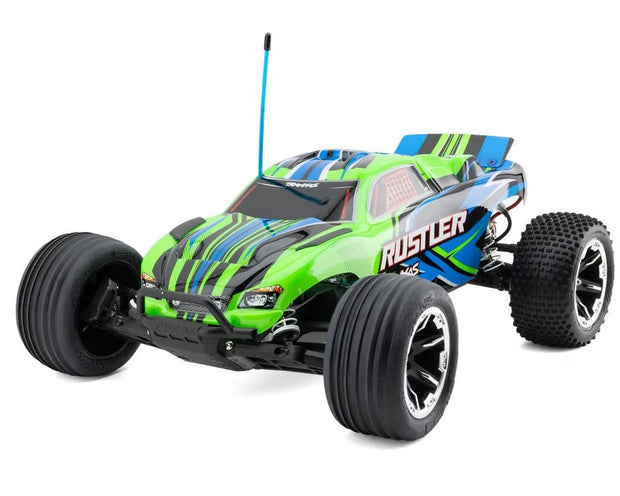 Traxxas Rustler HD 1/10 RTR 2WD Electric Stadium Truck (Green) w/XL-5 ESC, TQ 2.4GHz Radio, Battery & USB-C Charger