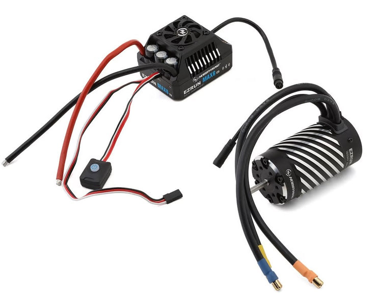 Hobbywing EZRun MAX6 G2 Sensored Brushless ESC & Motor Combo w/4990SD G2 (1650kV)