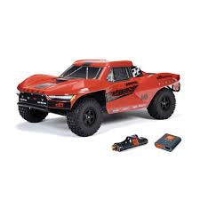 1/10 Arrma FURY 2wd STADIUM  truck with smart battery and charger RED RTR