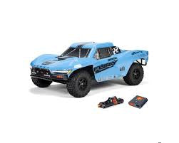 1/10 Arrma FURY 2wd STADIUM  truck with smart battery and charger Blue RTR