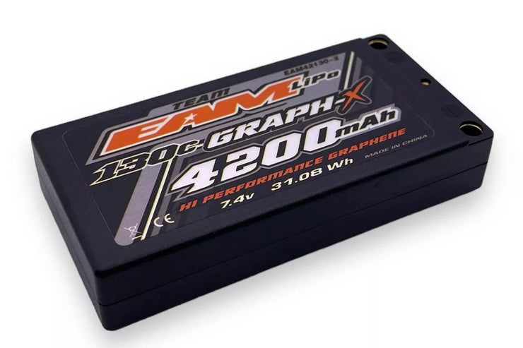 TEAM EAM 4200MAH 130C 2S LIPO BATTERY - ULCG SHORTY