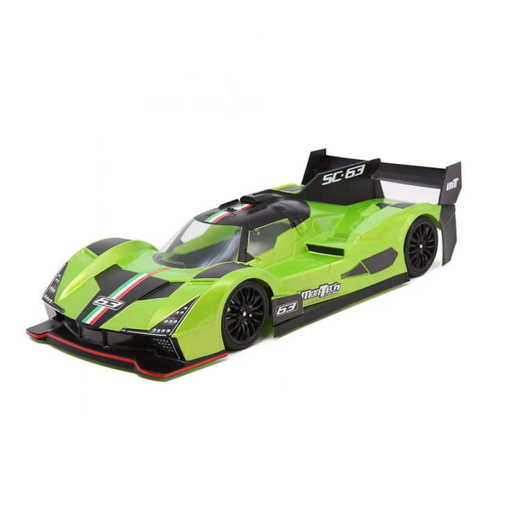 MON-TECH RACING SC63 LMH 190mm WHEELBASE CLEAR BODY SET