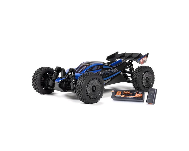 Arrma Typhon Grom 223S BLX 1/18 Brushless RTR 4WD Buggy (Blue) w/SLT2 2.4GHz Radio, Battery & Charger
