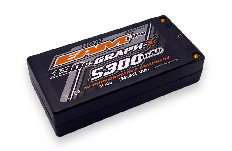 TEAM EAM 5300MHA 130C 2S LIPO BATTERY - ULCG SHORTY