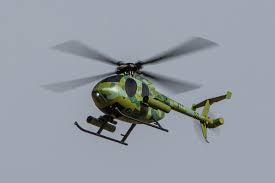 Rage rescue helicopter, 4 blade RTF (military edition)