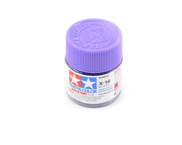 Tamiya X-16 Purple Acrylic Paint (10ml)