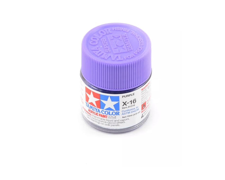 Tamiya X-16 Purple Acrylic Paint (10ml)