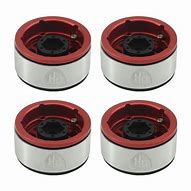 Powerhobby Aluminum 2.2" Beadlock Wheels Red (4) 1/10 Rock Crawler