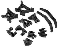 Traxxas Hoss/Rustler/Slash 4x4 Extreme Heavy Duty Suspension Upgrade Kit (Red)