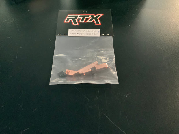 RTX Racing Brass motor mount weight set for X4 24