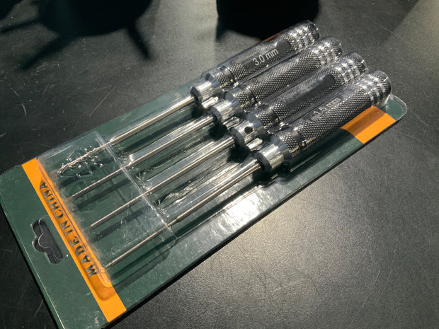 Hex screw driver set