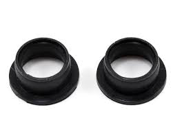 Protek RC 1/8 scale .21 & .28 silicone Exhaust manifold gasket set (Black) (2)
