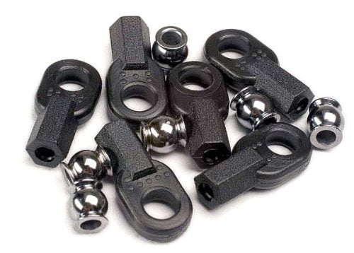 Rod ends, long (6)/ hollow ball connectors (6)