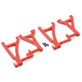 RPM Black Rear upper and Lower A-Arm set for TRAXXAS 1/16th mini E-Revo