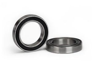 Ball bearing, black rubber sealed (20x32x7) (2)