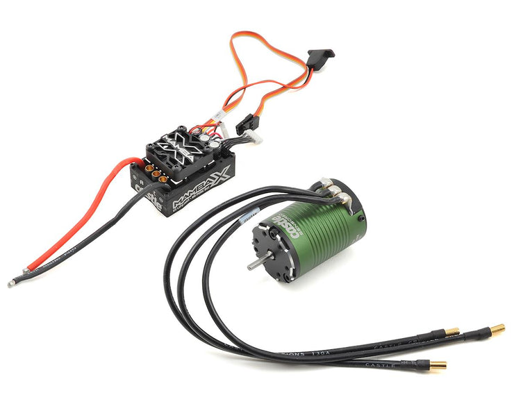 Castle Creation Mamba X 1/10 Brushless Combo sensored 14 series 25.2V ESC w/1410-3800kv combo water proof