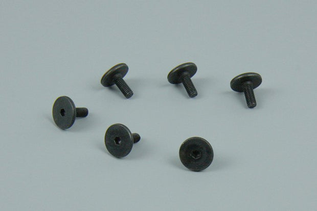 Screws, 3x6mm flat-head machine (hex drive) (6)