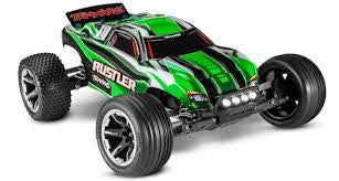 RUSTLER RTR W/XL-5 ESC Green with LED lights
