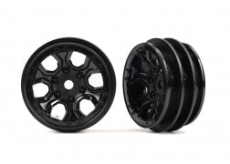 Wheels, 1.0" (black) (2)