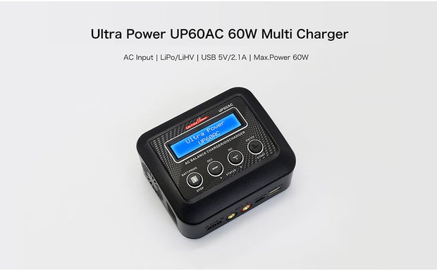 Ultra Power 60W 6A AC Multi Charger