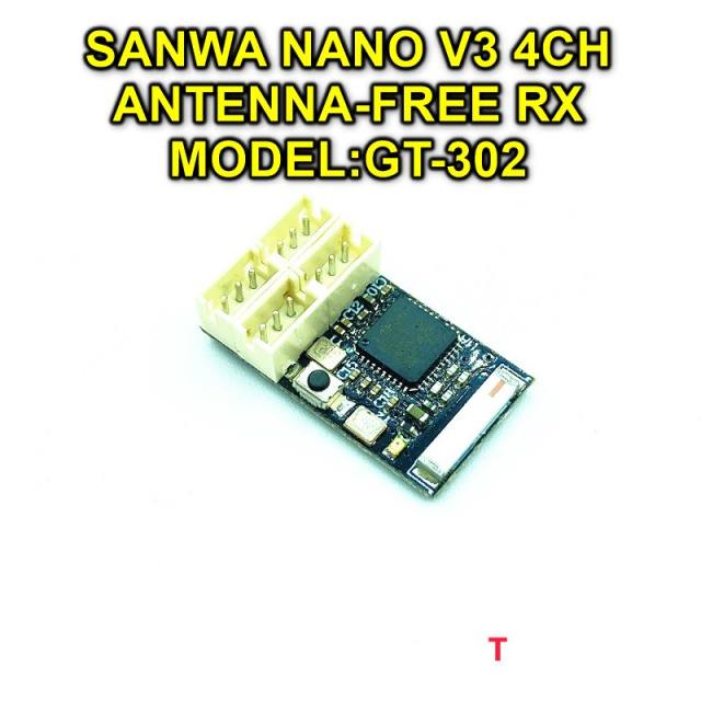 GT55 Sanwa Nano v3 4ch RX (antenna-free)