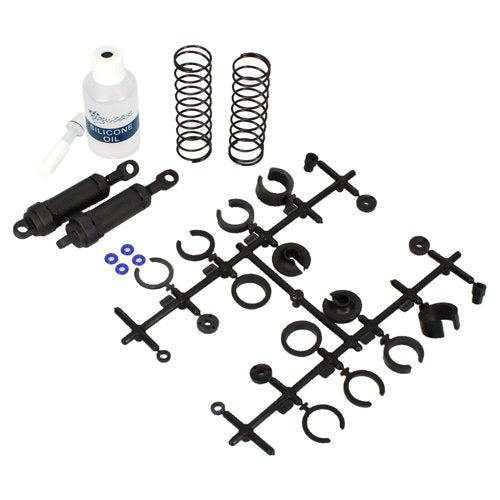 Ultra Shocks (Black) (long) (complete w/ spring pre-load spacers & springs) (2)