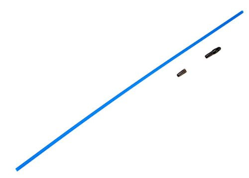 Antenna, tube (1)/ vinyl antenna cap (1)/ wire retainer (1) Blue